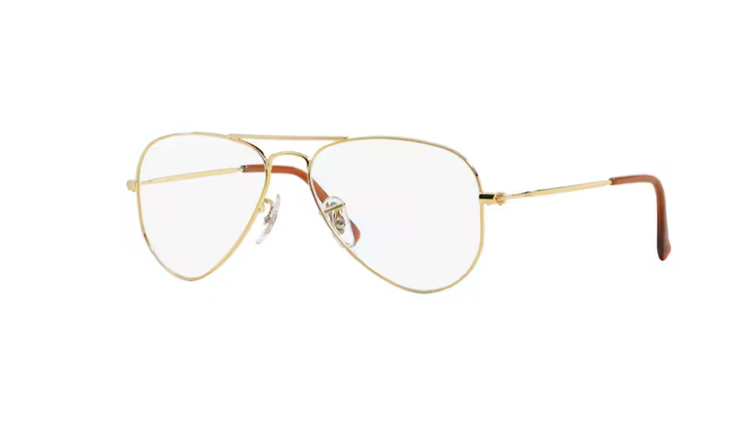 01-RX RayBan 6049-2500-55 Metal Frame - Image 1