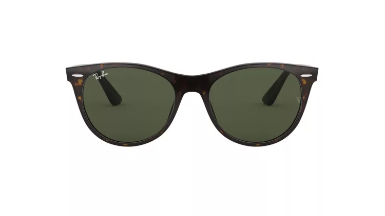 02-RB Ray-Ban RB2185 Wayfarer Green 902/31 Sunglasses - Image 2