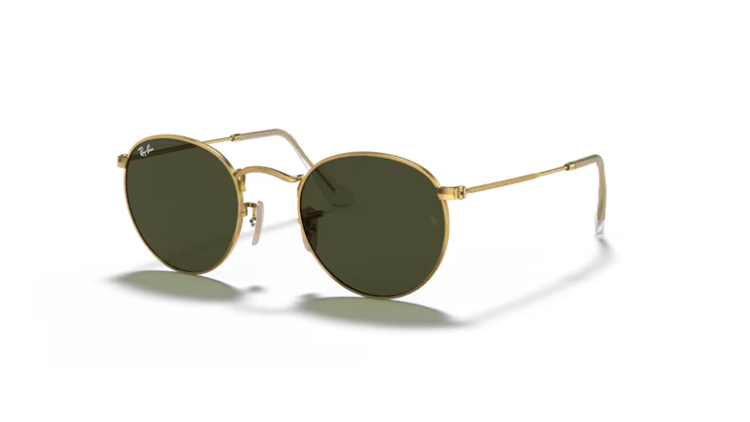 01-RB Ray-Ban RB3447-001-53 Round Metal Sunglasses - Image 1