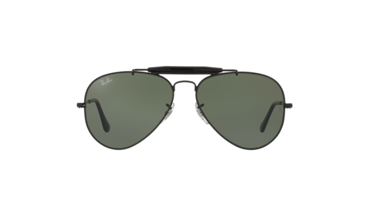 02-RB Ray-Ban RB3129-W0228-58 Aviator Outdoorsman Sunglasses - Image 2