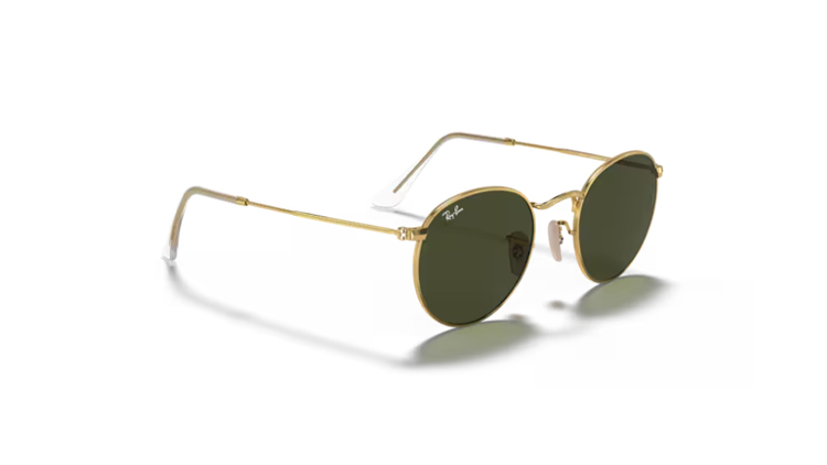 04-RB Ray-Ban RB3447-001-53 Round Metal Sunglasses - Image 4